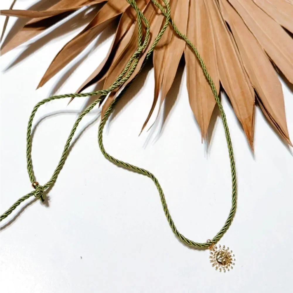 boho  sun necklace #1181